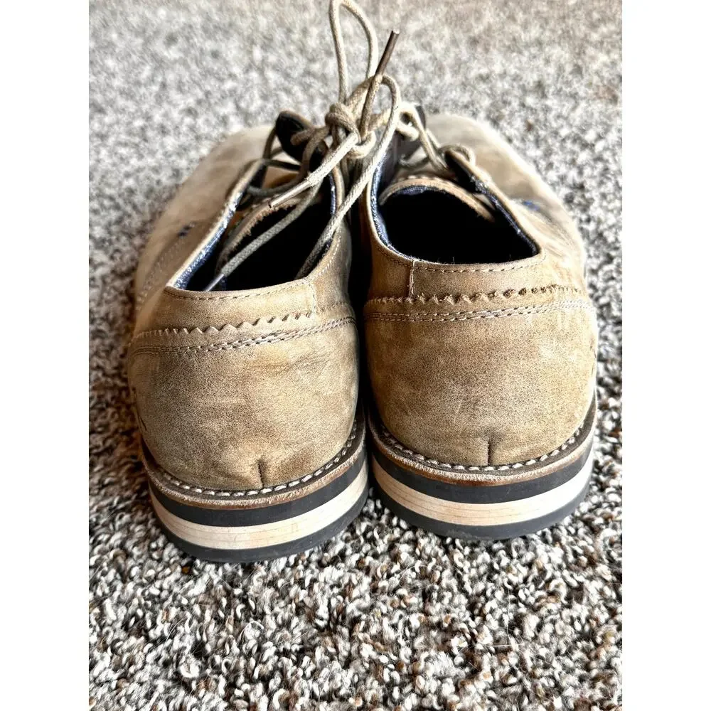 Penguin by Munsingwear Men’s Tan Suede Oxford Casual Dress Shoes Size 9.5